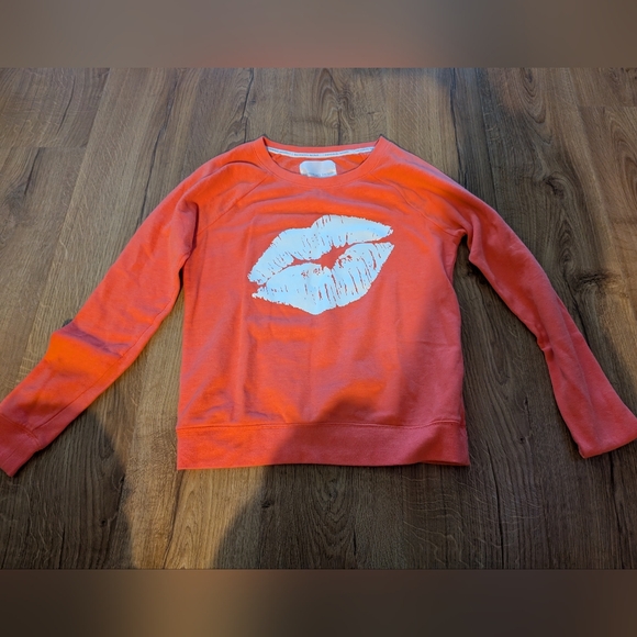 Vintage‎ Victoria Secret Coral Sweatshirt - Picture 1 of 3